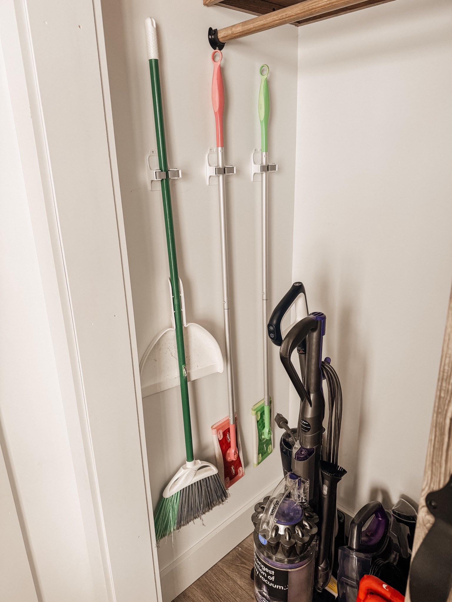 Love these for hanging up my cleaning accessories, and love it even more that I didn’t have to put holes in my walls to hang them! 🥰🧹

#LTKmomlife #LTKHome