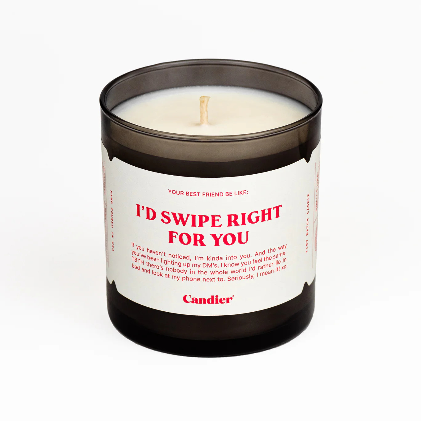 I'D SWIPE RIGHT FOR YOU CANDLE | Candier by Ryan Porter