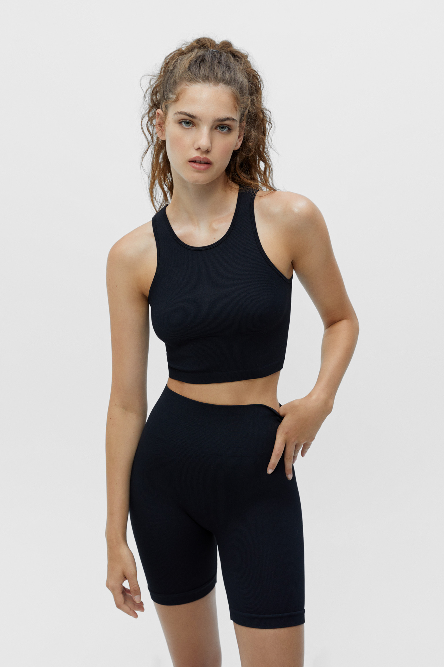 Seamless tank top | PULL and BEAR UK