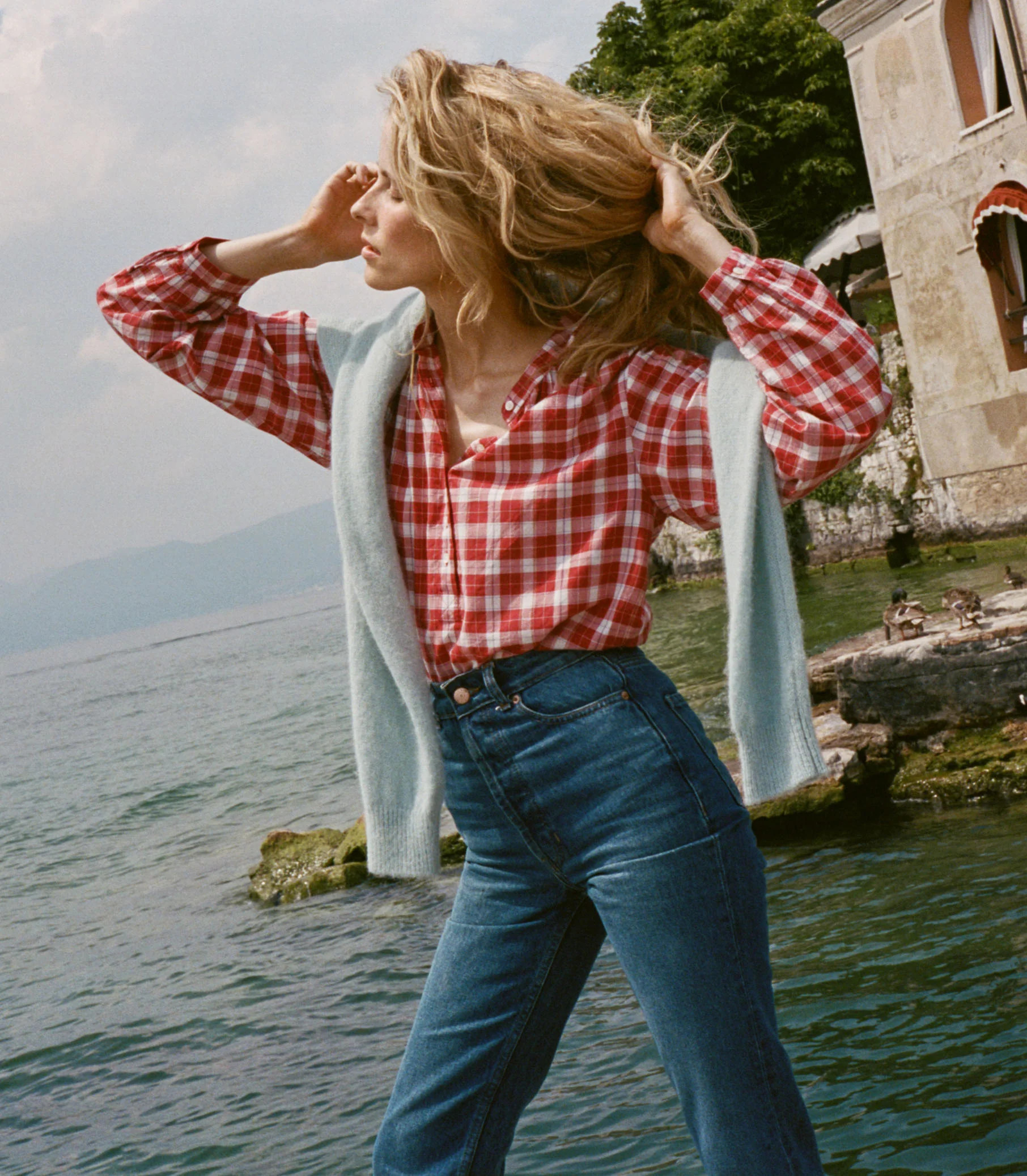 Holde Top - Alsace Plaid | DÔEN | DOEN