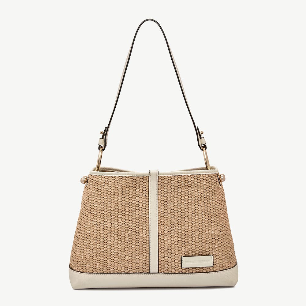 Lana Hobo - Vanilla/Natural Raffia | Strathberry | Strathberry