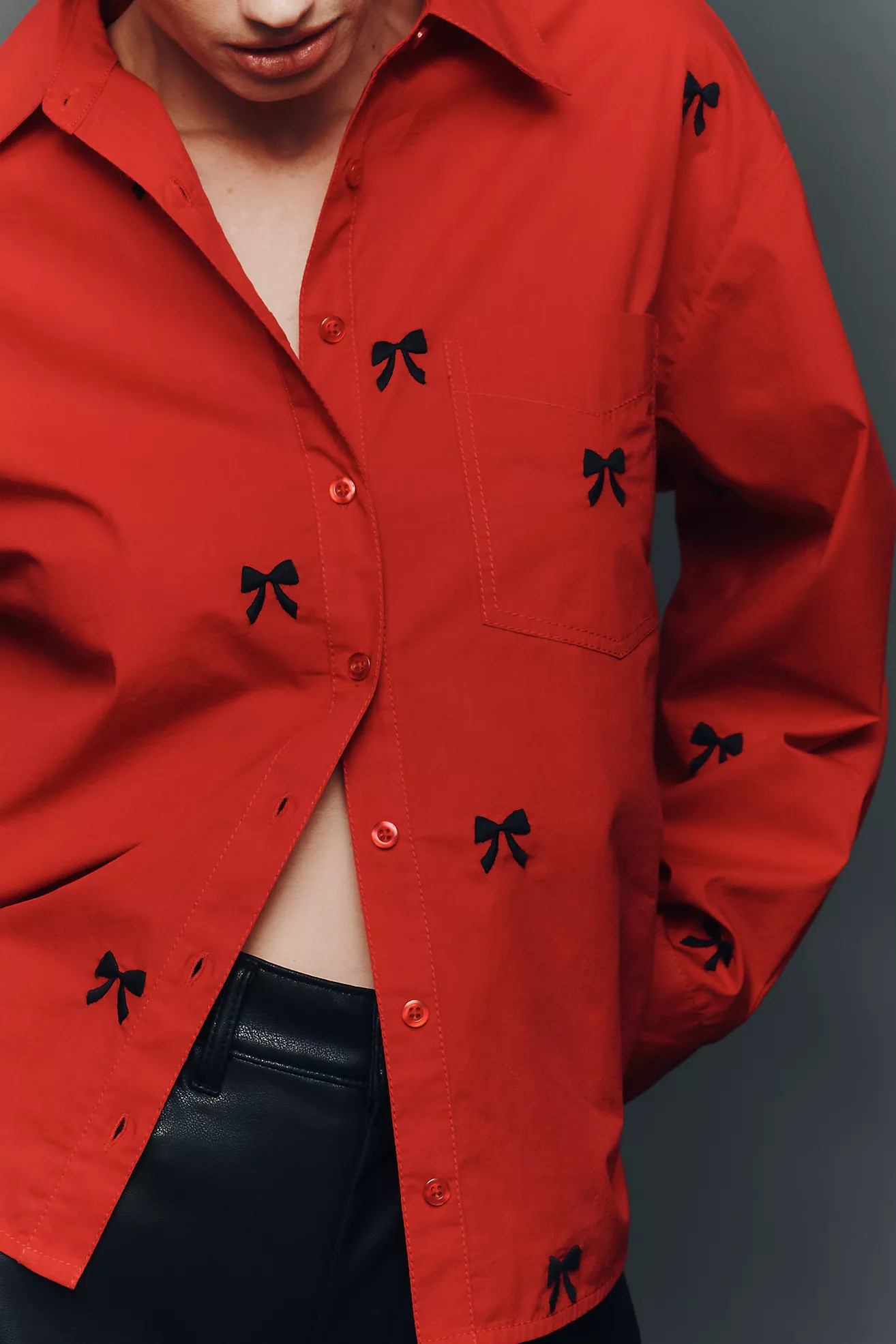 The Shrunken Bennet Buttondown Shirt by Maeve | Anthropologie (US)