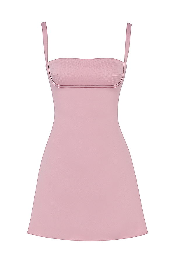 pink quartz mini dress | House of CB