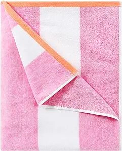 HENBAY Fluffy Oversized Beach Towel - Plush Thick Large 70 x 35 Inch Cotton Pool Towel, Rose Red ... | Amazon (US)