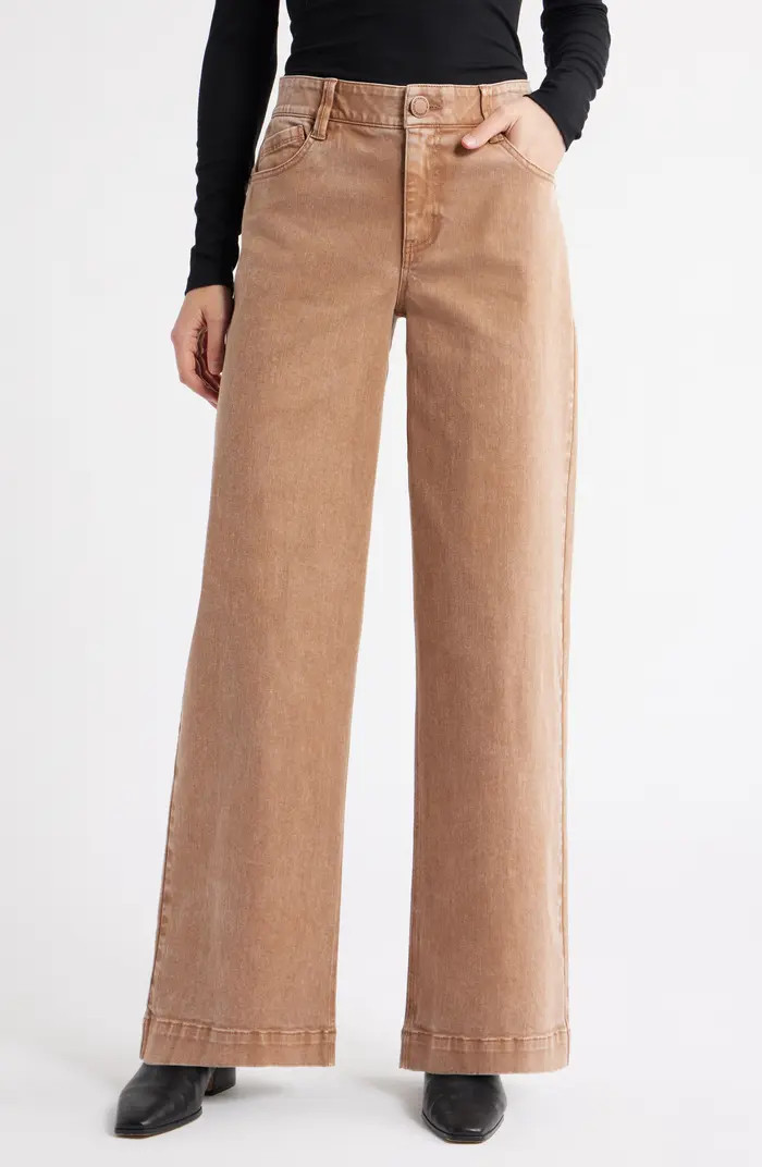 'Ab'Solution Sam High Waist Wide Leg Jeans | Nordstrom