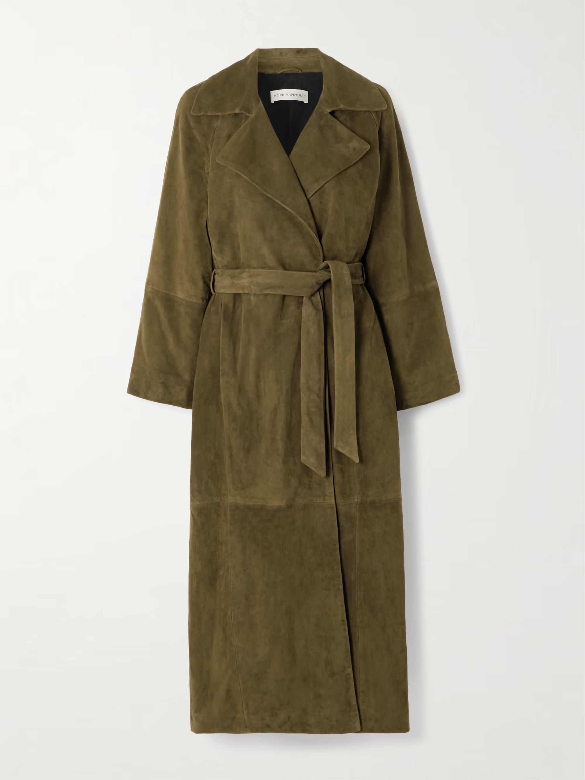 Athea paneled suede coat | NET-A-PORTER (US)