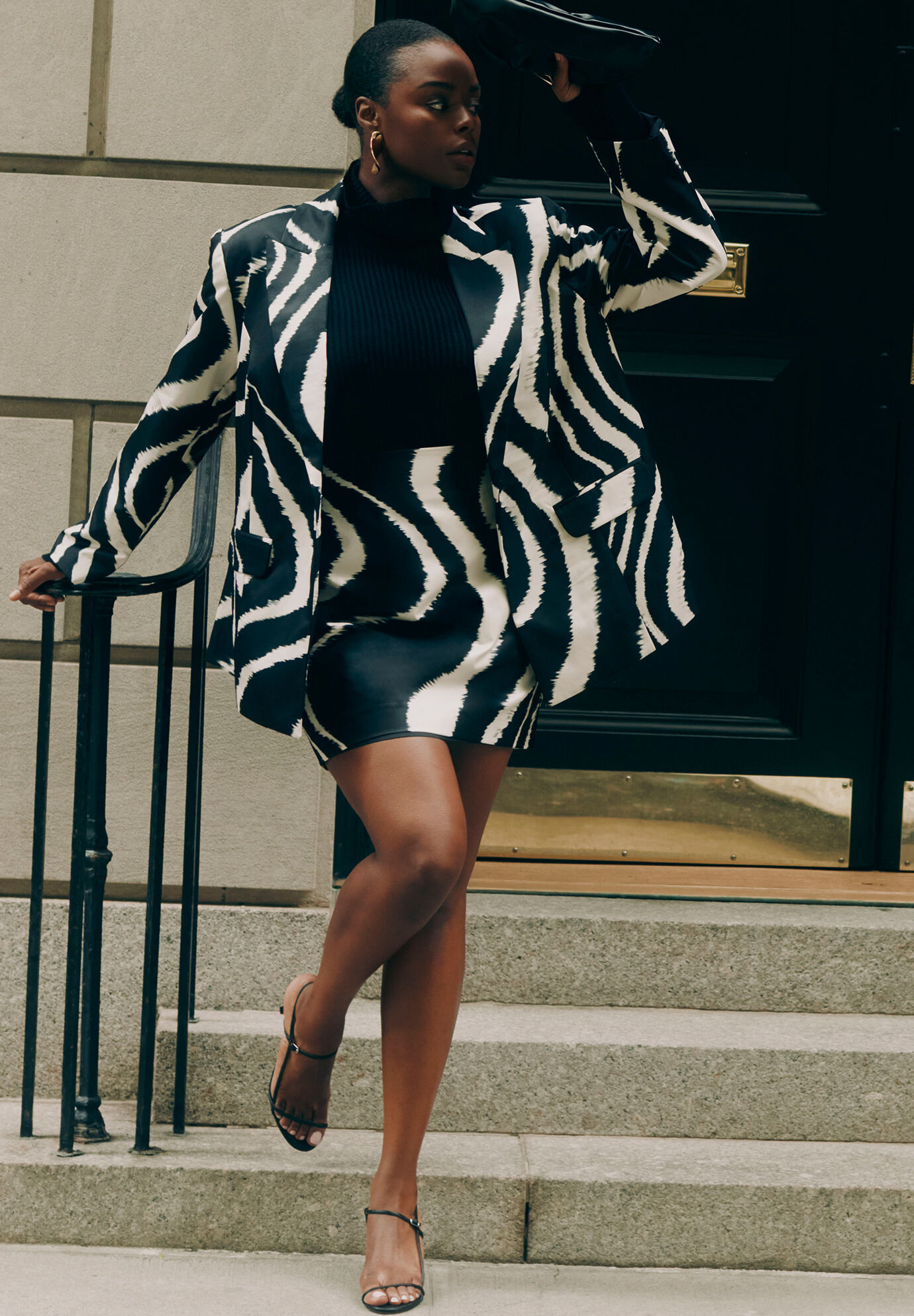 Printed Mini Skirt | Eloquii