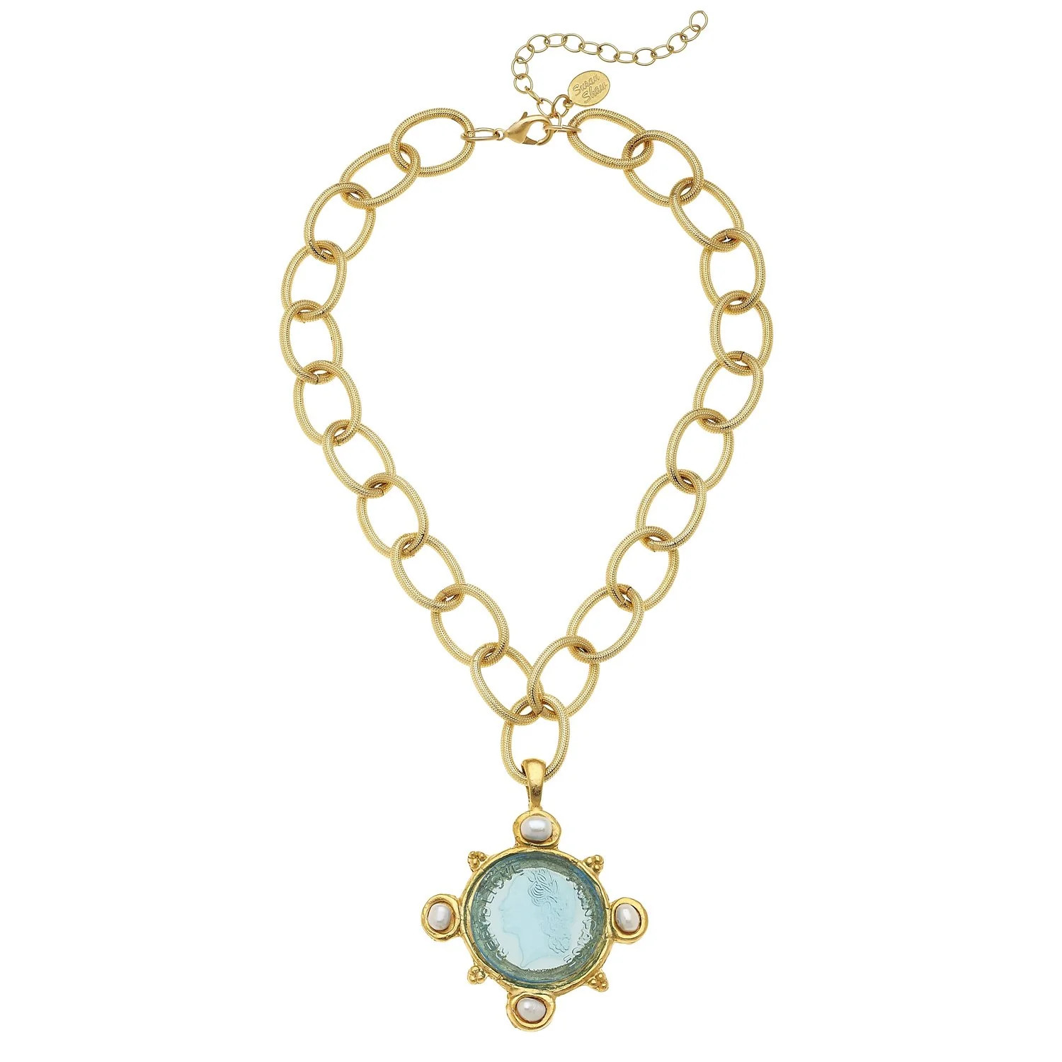 Venetian Glass Chain Necklace | Susan Shaw