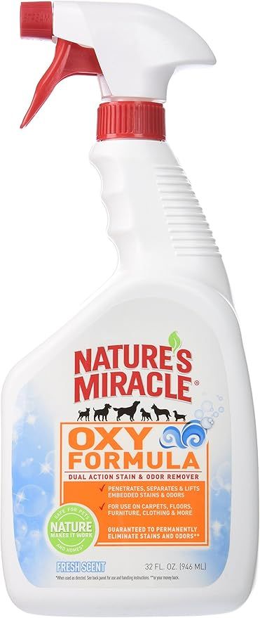 Nature's Miracle Oxy Forumula Stain & Odor Remover, 32 oz - NM-5387 | Amazon (US)