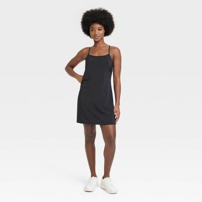 Women's Flex Strappy Active Dress - All In Motion™ Black M | Target