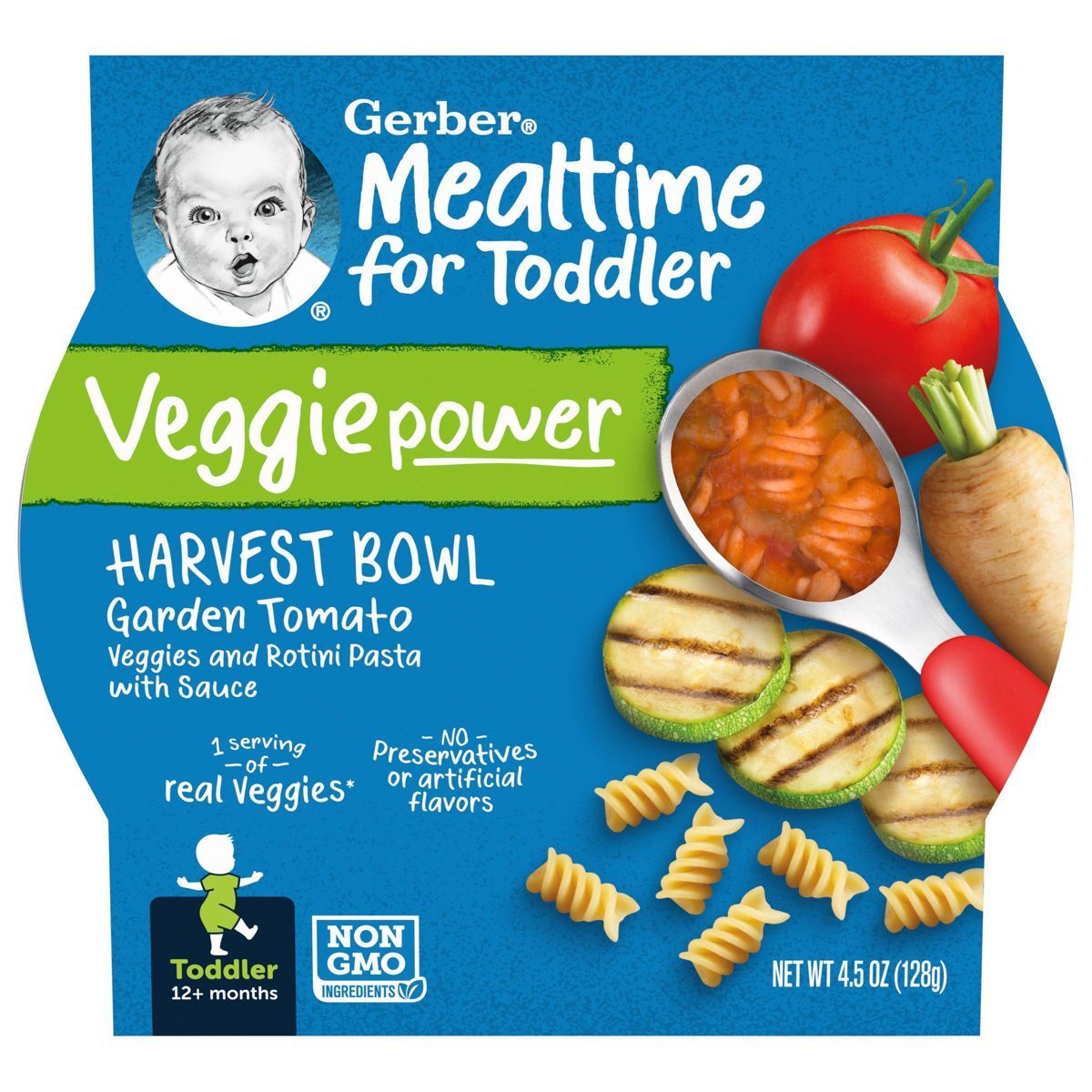 Gerber Mealtime Harvest Bowl Garden Tomato Baby Meals - 4.5oz | Target