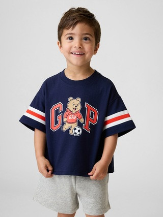 Baby & Toddler Oversized Brannan Bear Varsity Graphic Logo T-Shirt | Gap (US)