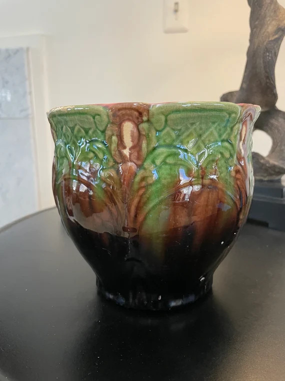 Vintage Majolica Jardiniere | Etsy | Etsy (US)