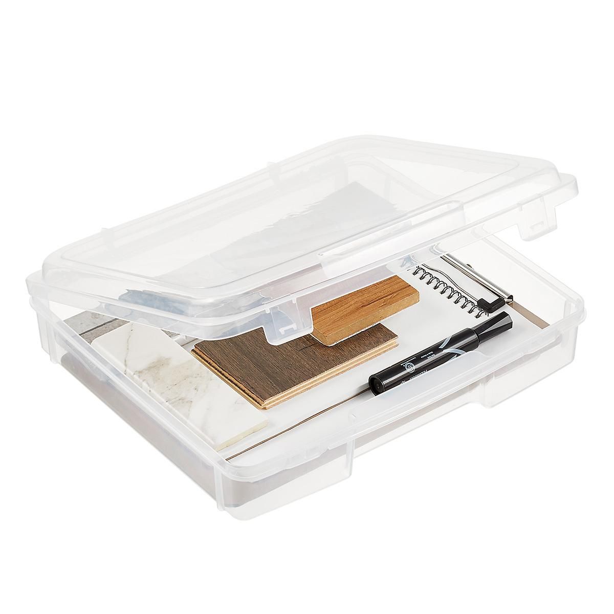 Iris Clear Deep Document Case | The Container Store