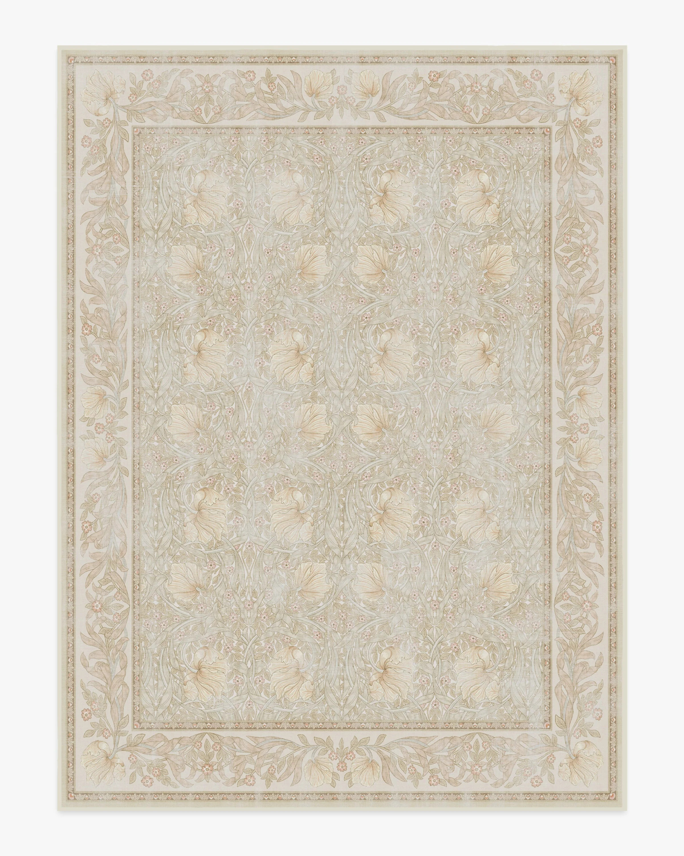 Pimpernel Vintage Blush Rug by Morris & Co. | Ruggable US | Ruggable