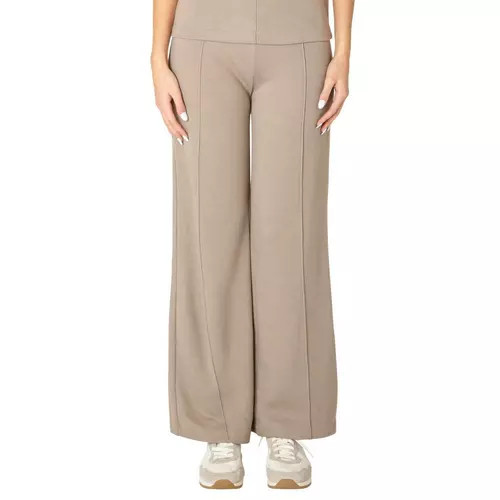 Women's Black Tape Seam Detail Wide Leg Pants | Scheels Sports