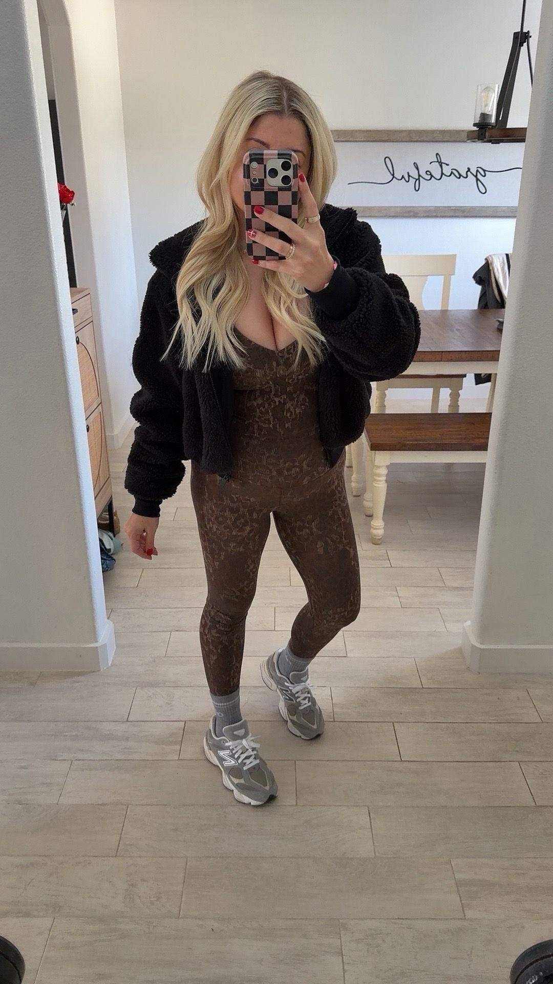 Athleisure outfit
Alo jacket xs 
Lululemon align leggings 
Align tank 
New balance sneakers 

#LTKFindsUnder100 #LTKFindsUnder50 #LTKSaleAlert