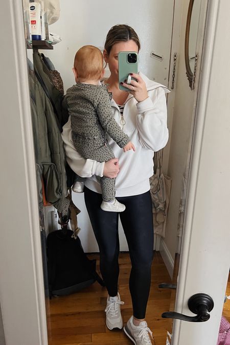 An outfit from this time last year that I’m wearing again this season. Anddd my 7 month old fits in this outfit right now that my then 1.5 year old is wearing here 😭 

casual outfit, casual look, mom outfit, weekend wear, fall outfit, cozy outfit

#LTKshoecrush #LTKxMadewell