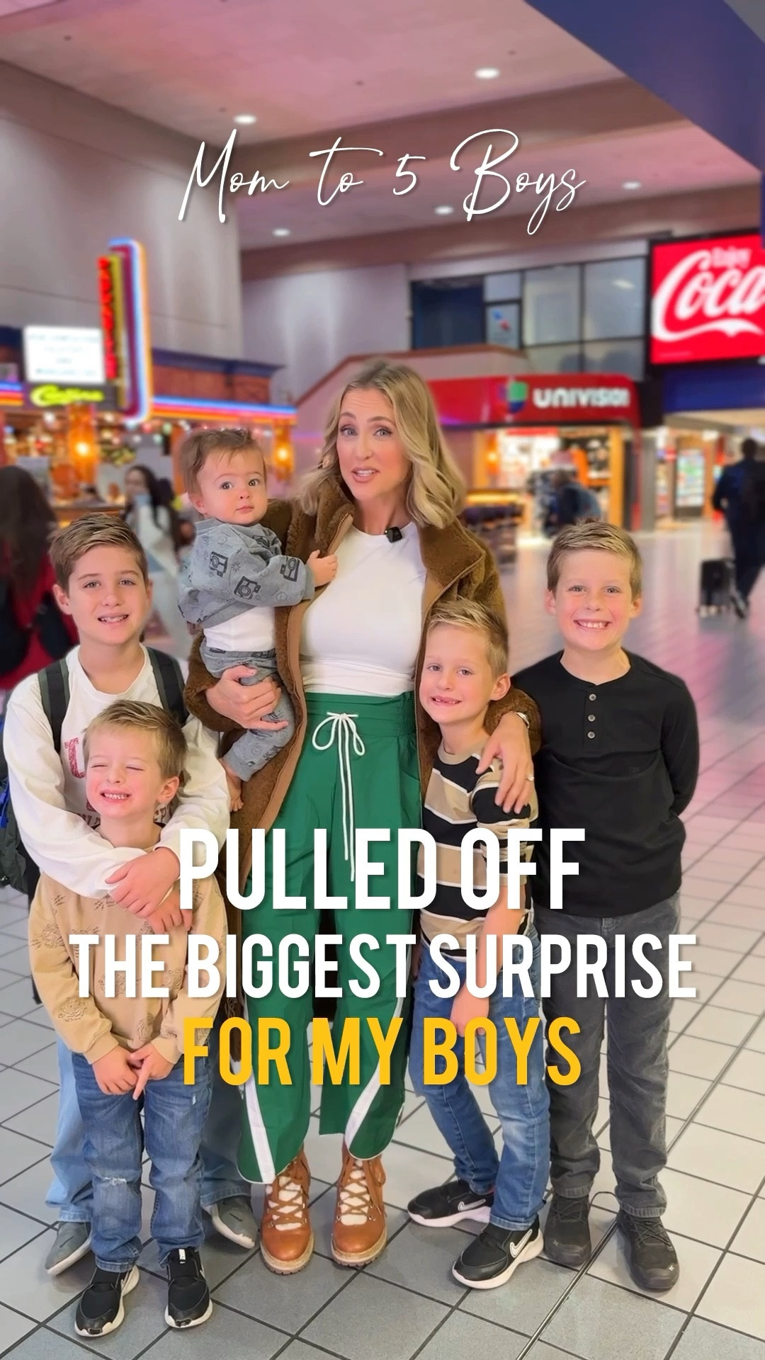 John Cena Surprise! Everything I wore + brought!

Cost is Patagonia: Lonesome Mesa Long (size small). I can’t link Patagonia here :(

Boots are Gorsuch. Also can’t link those here :(

Travel day but make it legendary.
Surprising my boys with a John Cena WWE match meant an early morning, lots of logistics, and all the right staples to make it smooth.

Wearing my go-to Free People Going Places cardi, denim vest, and comfortable travel pants — easy layers for long days.
Packed everything in our quilted carryall + 3-piece suitcase set (a must when traveling with kids).
Comfort is non-negotiable, so I lived in these high-waisted leggings and basic tees.

For the baby: our trusted UPPAbaby Vista stroller and lightweight infant car seat — makes airport travel actually manageable.
And yes, the Bose Bluetooth speaker was essential for playing John Cena’s entrance music for the surprise moment.

Everything linked here — exact items from our WWE travel day.

