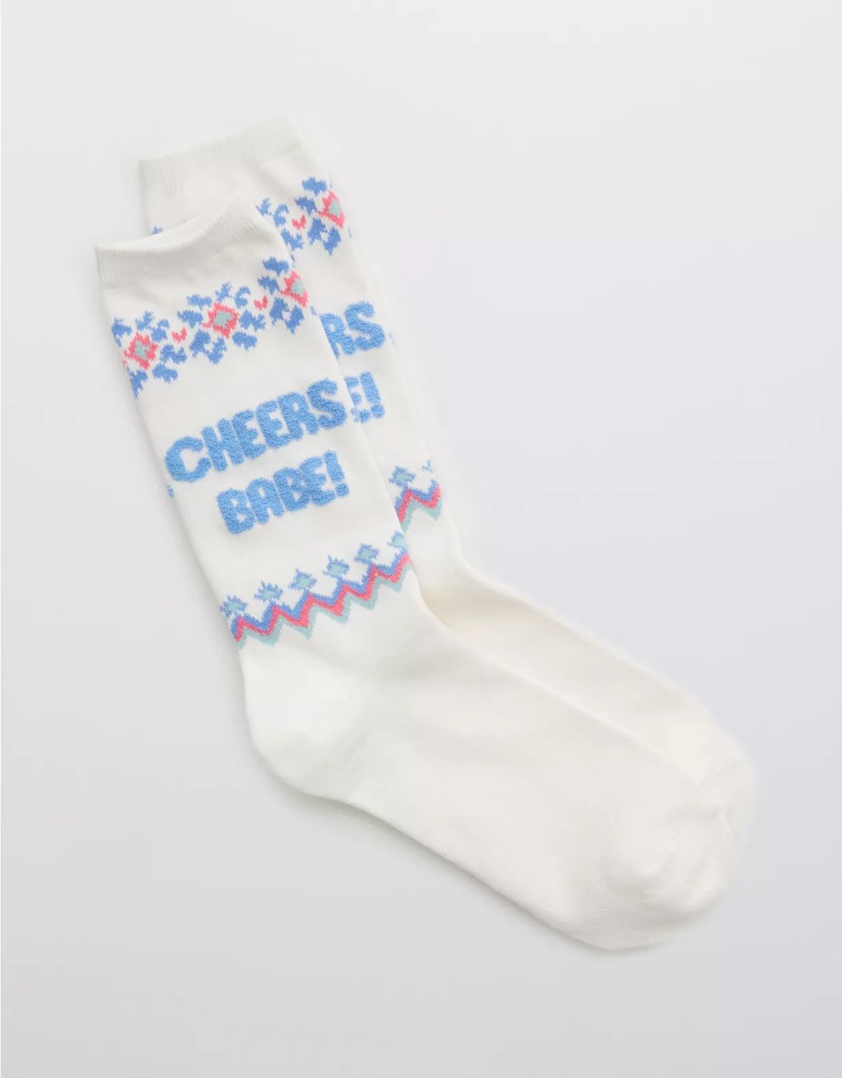 Aerie Graphic Crew Socks | American Eagle Outfitters (US & CA)