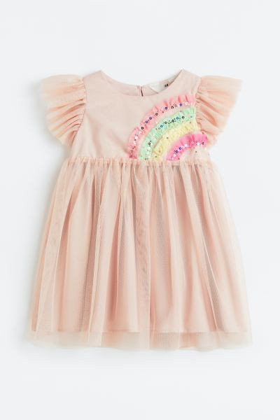 Appliquéd Tulle Dress | H&M (US + CA)