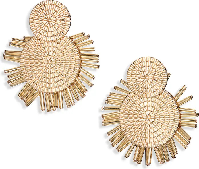 BaubleBar Textured Circle Drop Earrings | Nordstromrack | Nordstrom Rack