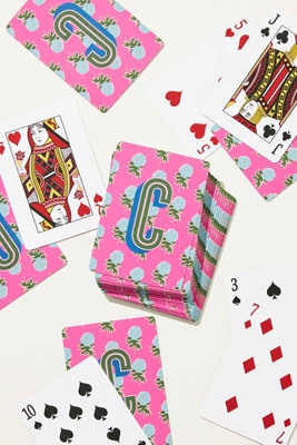 Clairebella Maya Monogrammed Playing Cards | Anthropologie (US)