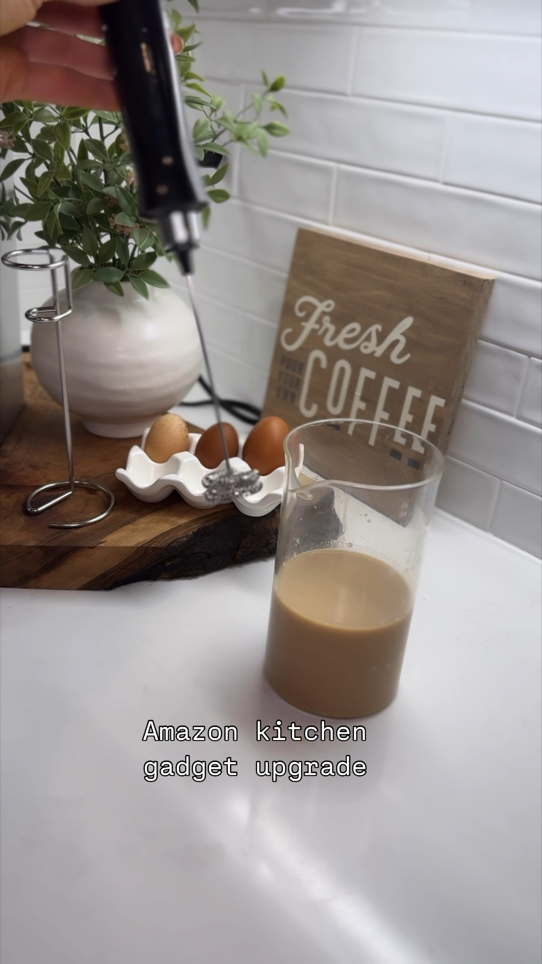 Take your coffee game to the next level with the latest trending kitchen gadget!
The turbo-powered and rechargeable milk frother is a viral Amazon find you won't want to miss.

 #KitchenMustHaves #ViralKitchenGadget #MilkFrother
#CoffeeLover #AmazonHome

#LTKVideo #LTKFindsUnder50 #LTKHome