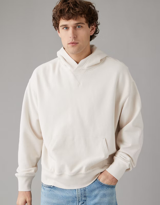 AE Solid Pullover Hoodie | American Eagle Outfitters (US & CA)
