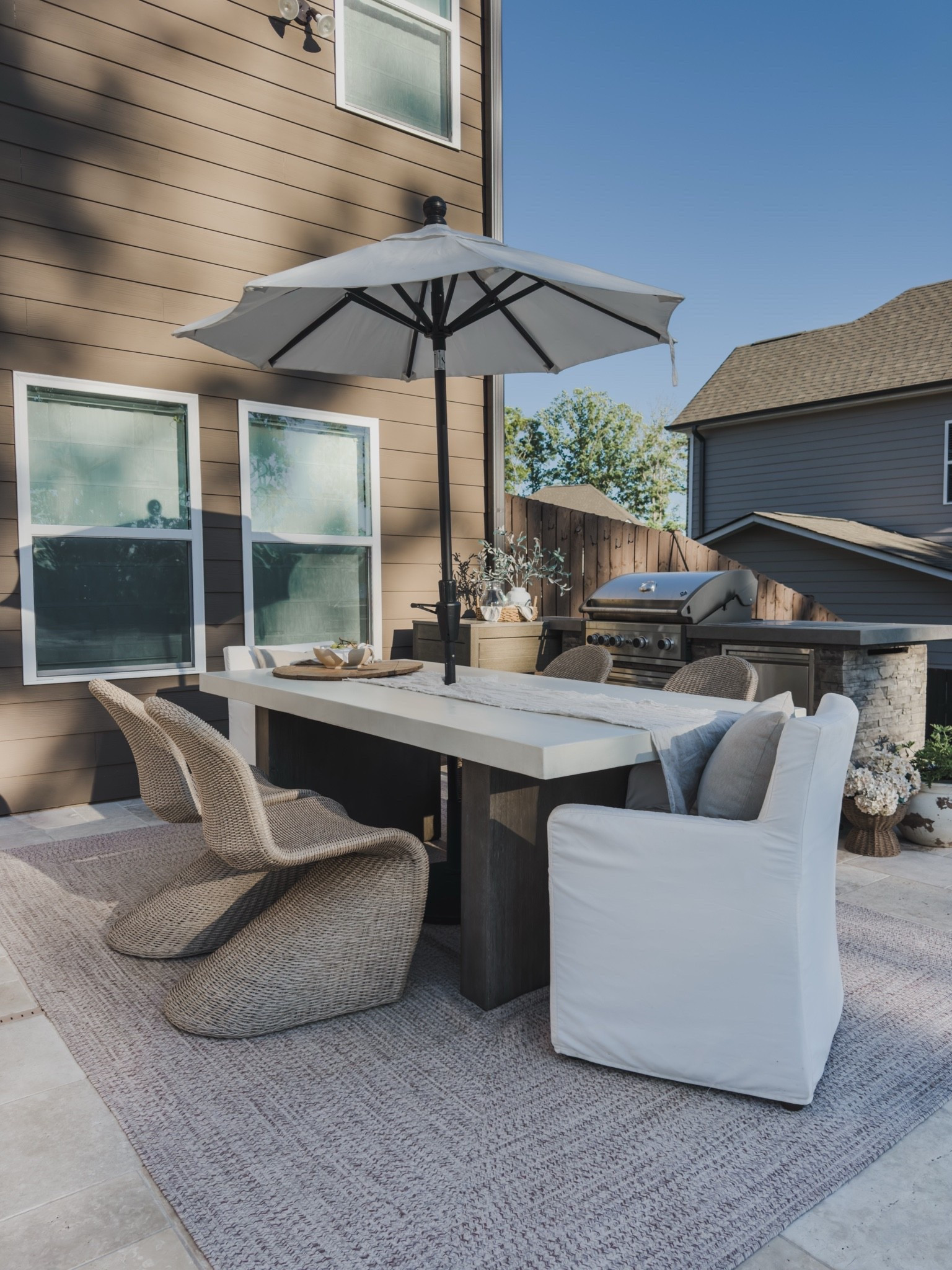 Getting our outdoor space summer ready with @wayfair 

From durable all weather furniture to outdoor rugs, umbrellas, and our family favorite fire pit, these are the pieces that have truly transformed our backyard into an extension of our home.

Beautiful, functional, and made to hold up to real life.

#AD #wayfair #wayfairpartner #wishyouwerehere #outdoor

#LTKSeasonal #LTKHome #LTKSaleAlert