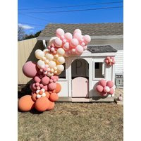 Boho Mauve Diy Balloon Garland Arch Kit/Custom High Quality Matte Colors - Pastel Pink, Light Peach, Mauve, Terracotta, Birthday Decor | Etsy (US)