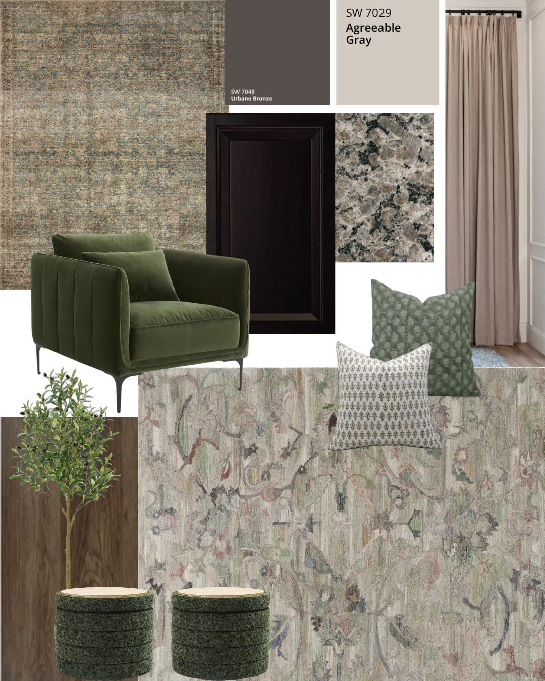 Dramatic and modern. Keeping this masculine vibe and adding warmth with greens and taupes. 

#humandesigner #designertips #designerstyle #designerinspo #wayfairdeals #wayfairhome #wayfaircanada #amazonmusthaves #mothersday #springdecor #greendecor #greenrugs #livingroomdecor #invitinginteriors #amazondeals #amazonhome @twopages @sherwinwilliams  

 #LTKhome #LTKstyletip #LTKfamily