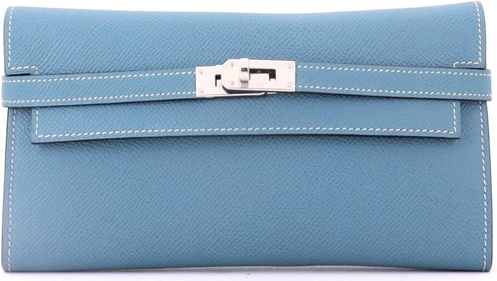 Amazon.com: Hermès, Pre-Loved Kelly Wallet Epsom Long, Bleu Jean : Amazon Luxury | Amazon (US)