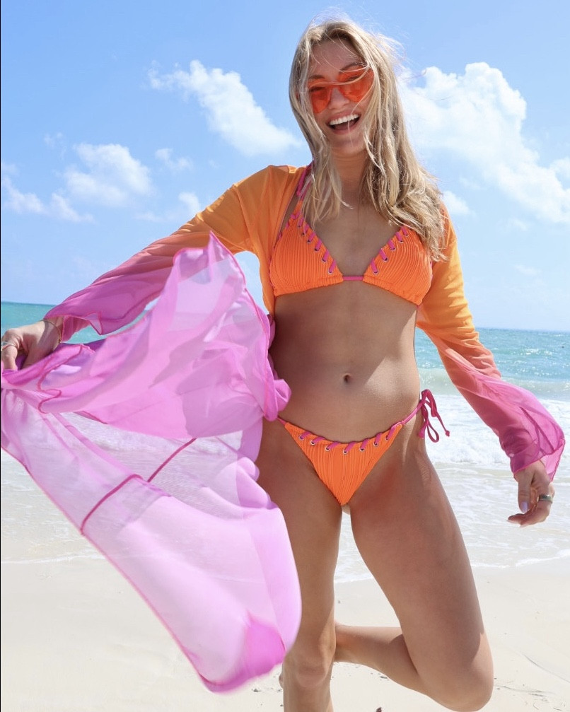 Tequila sunrise beach look 🍹

#LTKTravel #LTKSeasonal #LTKSwim