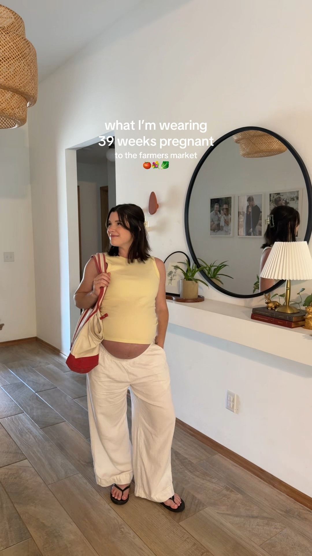baby bump 🤝 tank top + linen pants

#LTKBump #LTKPetite #LTKSaleAlert