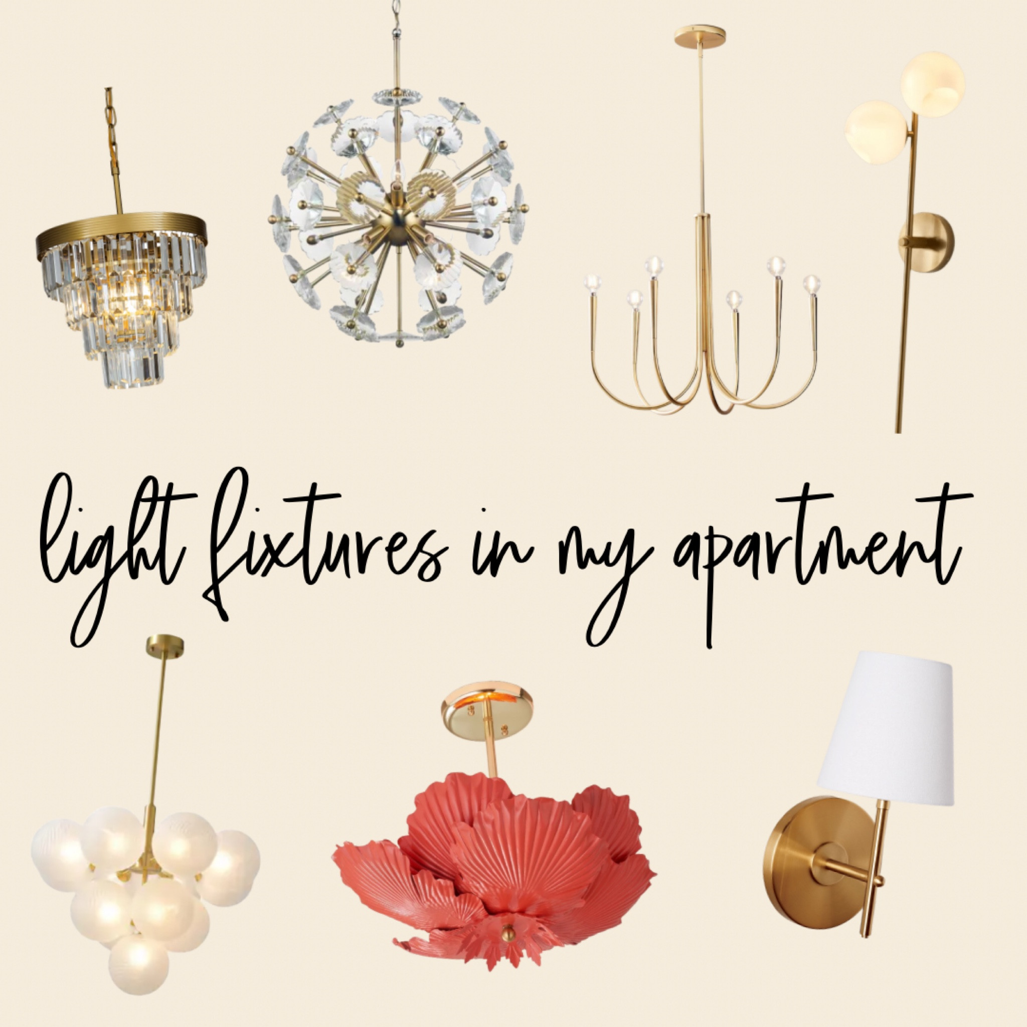 All the light fixtures I have + a few more I love! Home decor, living room decor, bedroom decor 

#LTKhome
