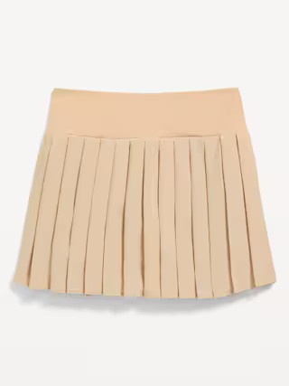 High-Waisted Pleated Performance Skort for Girls | Old Navy (US)