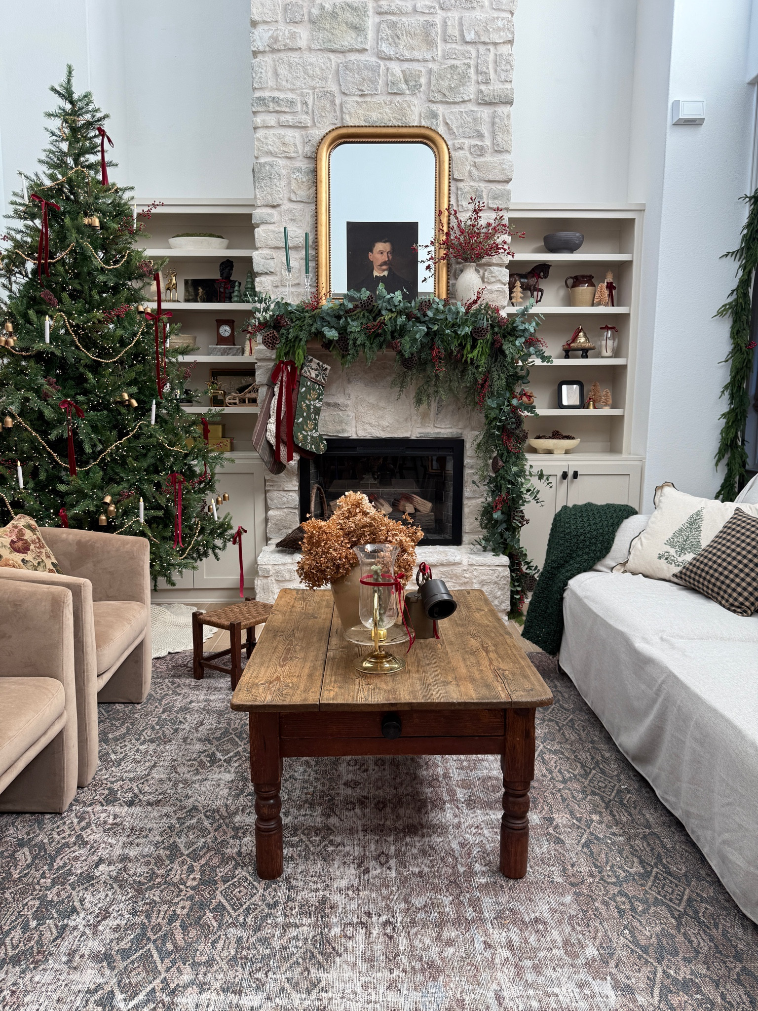 Christmas decor, Christmas mantel, Christmas tree 

#LTKSeasonal #LTKHome