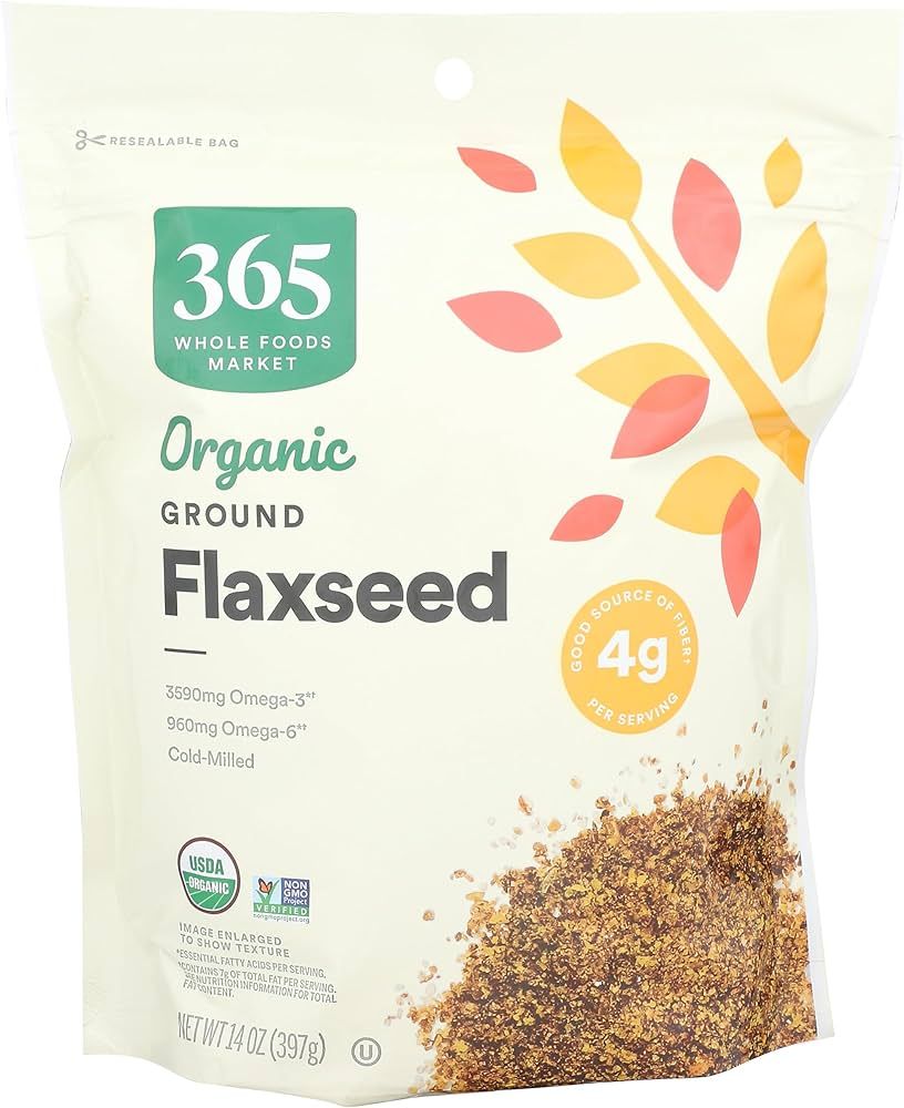 365 by Whole Foods Market, Flaxseed Ground Organic, 14 Ounce | Amazon (US)