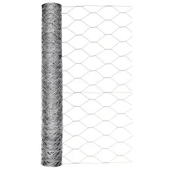 GARDEN CRAFT 50-ft x 2-ft Gray Steel Chicken Wire Rolled Fencing with Mesh Size 2-in | Lowe's
