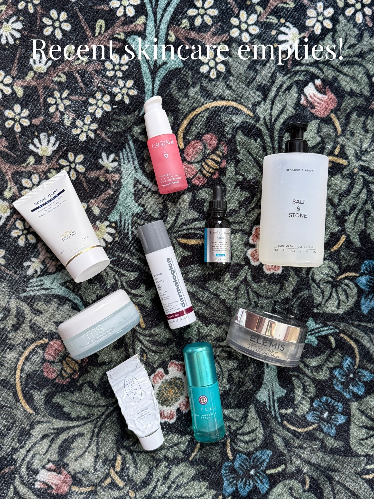 Some of my latest skincare empties! 