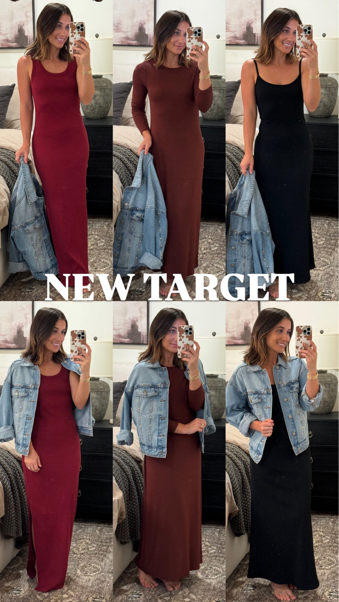 New target finds
Denim jacket oversized: wearing XS
Black dress size xs
Red dress size small-went up a size
Brow dress size xs 

#target #fall #dresses #laurabeverlin

#LTKFindsUnder100 #LTKFindsUnder50 #LTKSaleAlert
