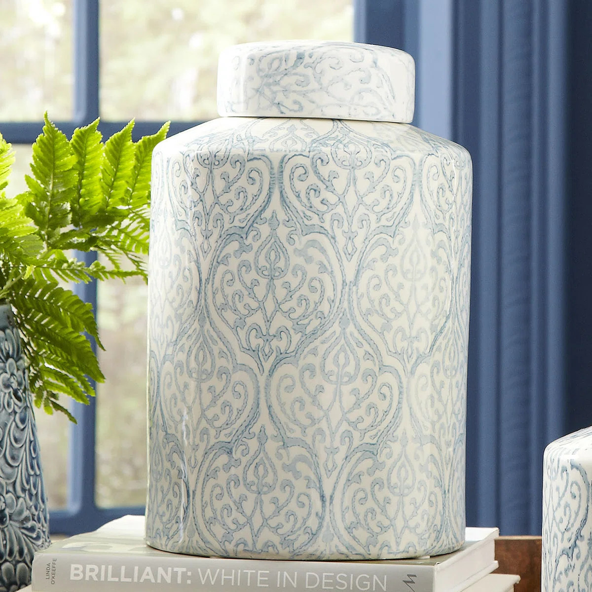 Decorative Tall Ceramic Ginger Jar with Lid | Wayfair North America