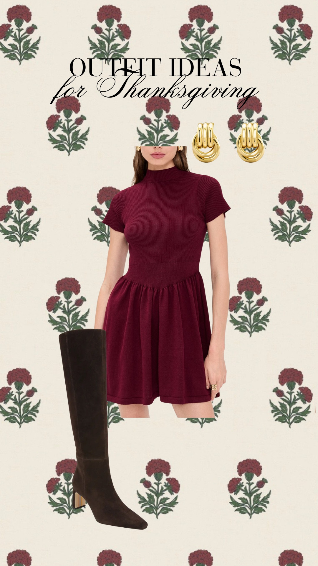 Fall outfit idea! Perfect for Thanksgiving or family photos!