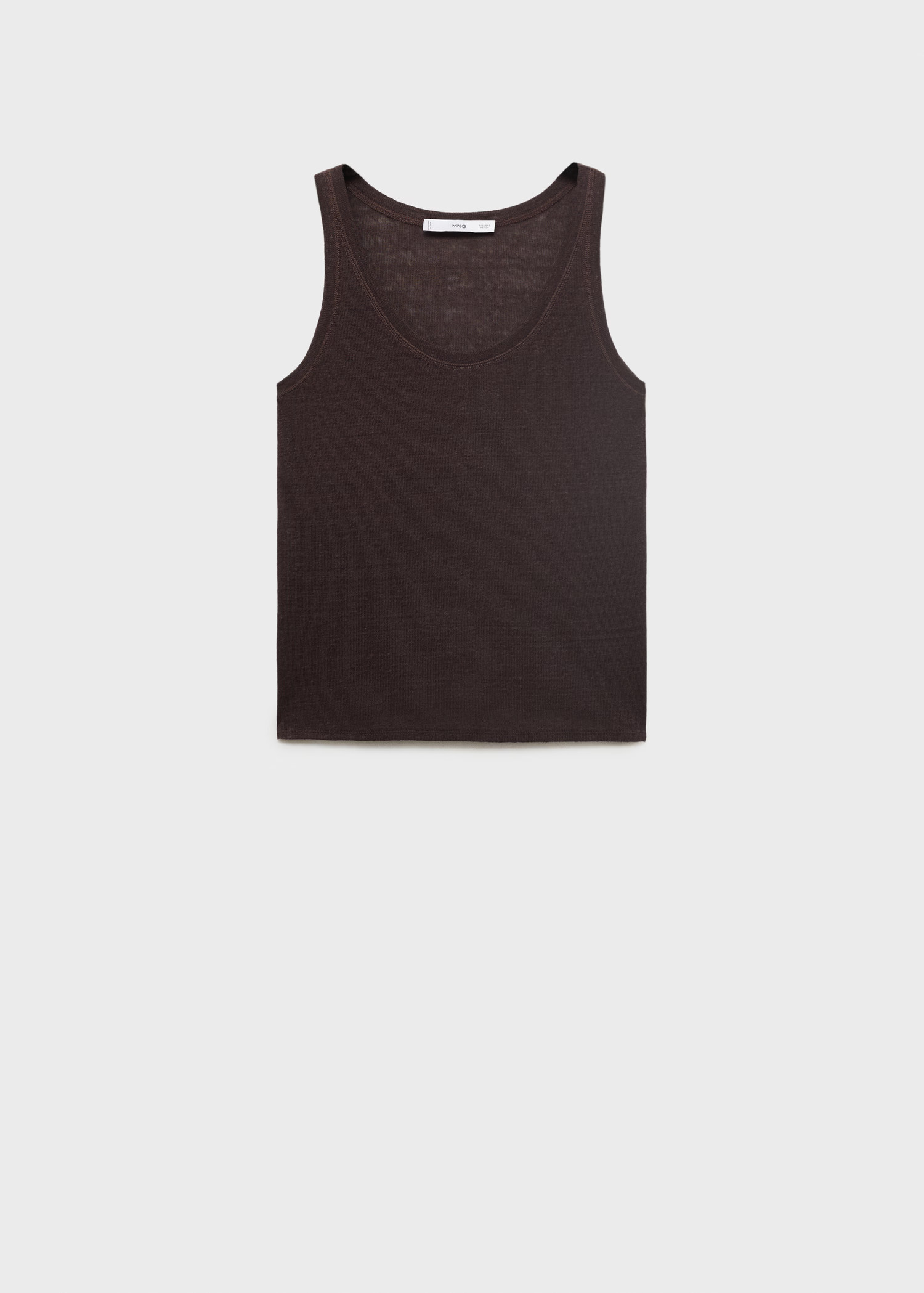 Strap linen top - Women | MANGO USA | Mango (US/MX/AU)