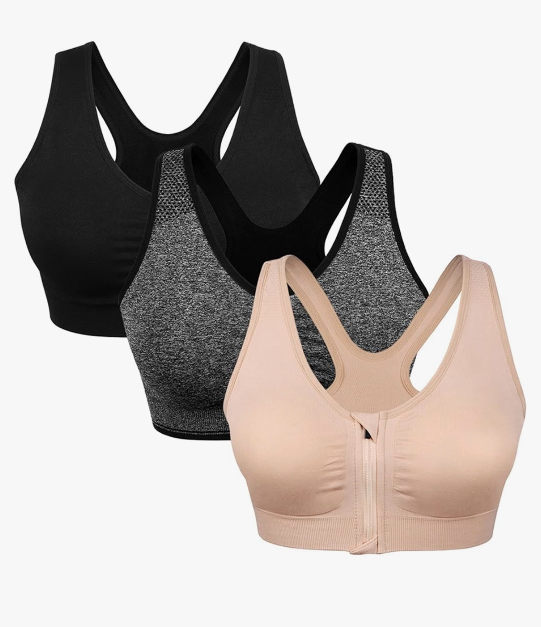 Zip up bras for Post Breast Surgery

Has A padded cup for extra protection and comfort. 