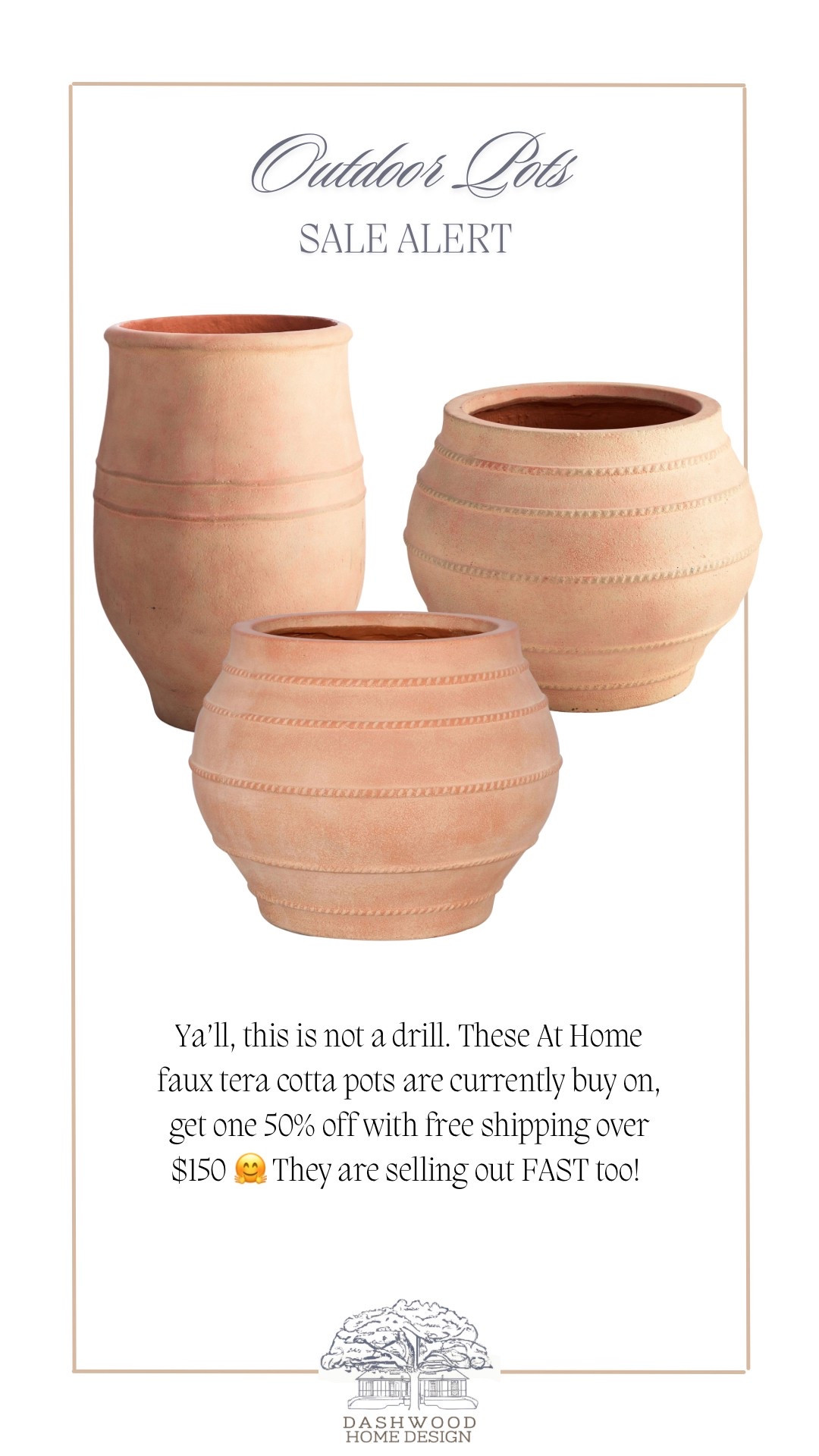 These pots look as amazing in person as they do online! 

#LTKHome #LTKSummerEdit #LTKSaleAlert