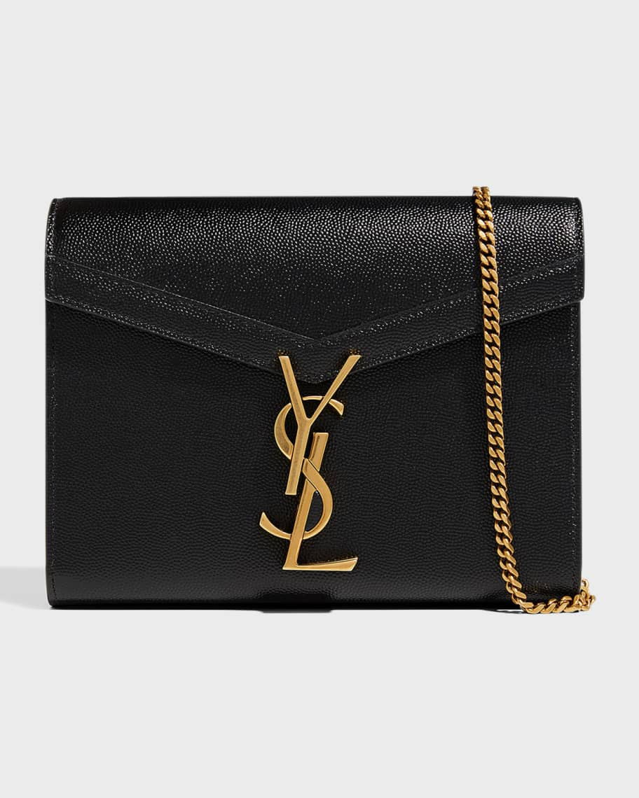 Cassandre YSL Leather Wallet on Chain | Neiman Marcus