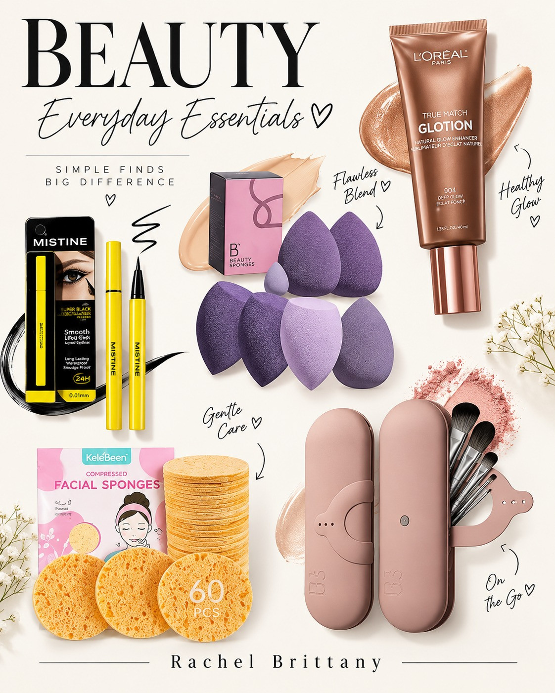 Simplify your beauty routine with these everyday essentials for a flawless look. Perfect for a quick touch-up on the go! #BeautyMustHaves
 

 #LTKActive #LTKSaleAlert #LTKBeauty