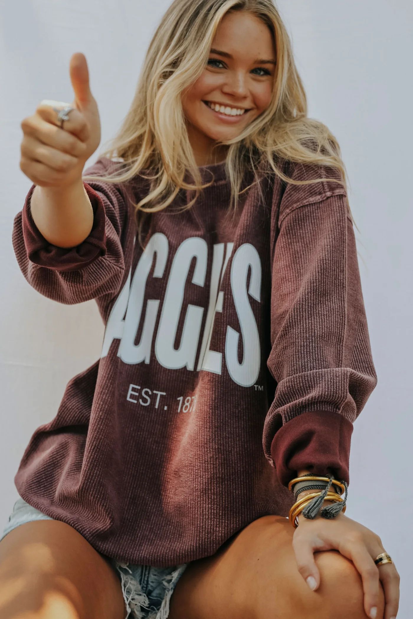 charlie southern: a&m aggies corded sweatshirt | RIFFRAFF
